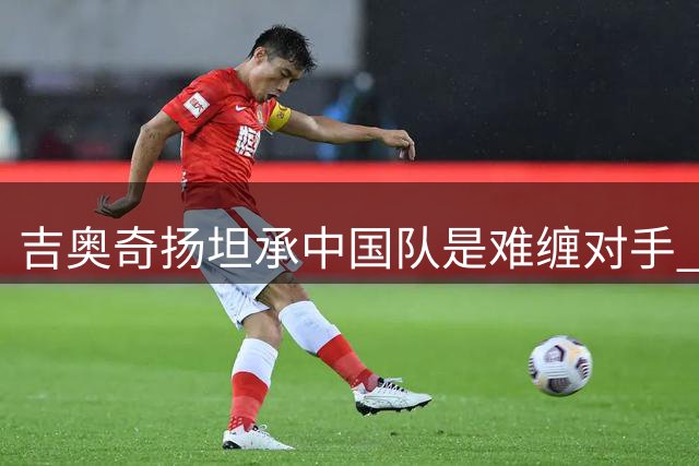 吉奥奇扬坦承中国队是难缠对手 赞胜利方表现更佳